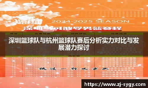 深圳篮球队与杭州篮球队赛后分析实力对比与发展潜力探讨