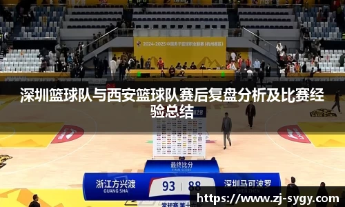 深圳篮球队与西安篮球队赛后复盘分析及比赛经验总结