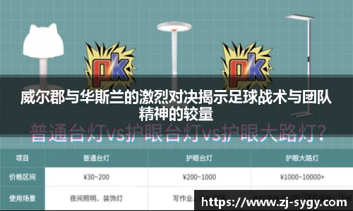 威尔郡与华斯兰的激烈对决揭示足球战术与团队精神的较量